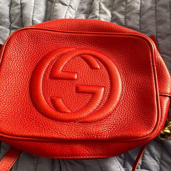 Authentic Red Gucci Bag - Picture 1 of 2